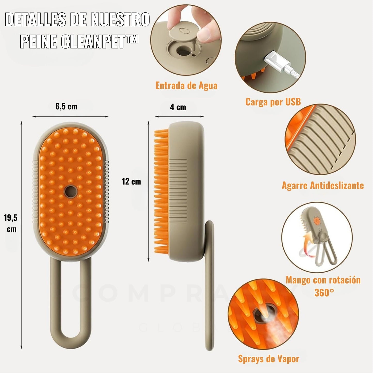 Peine 4 en 1 CleanPet™ │ Oferta 2x1 │ Cuidado Premium para tú mascota