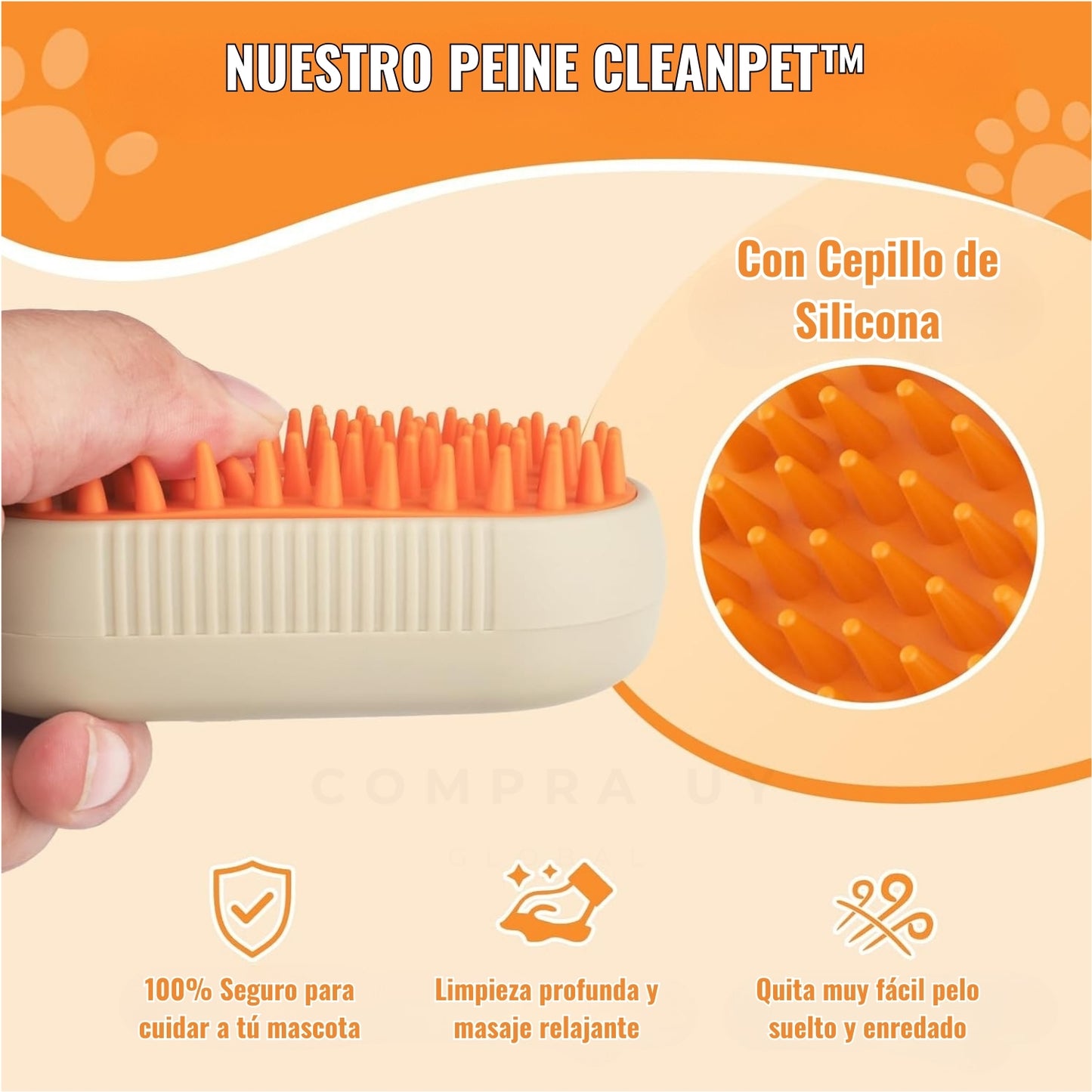 Peine 4 en 1 CleanPet™ │ Oferta 2x1 │ Cuidado Premium para tú mascota