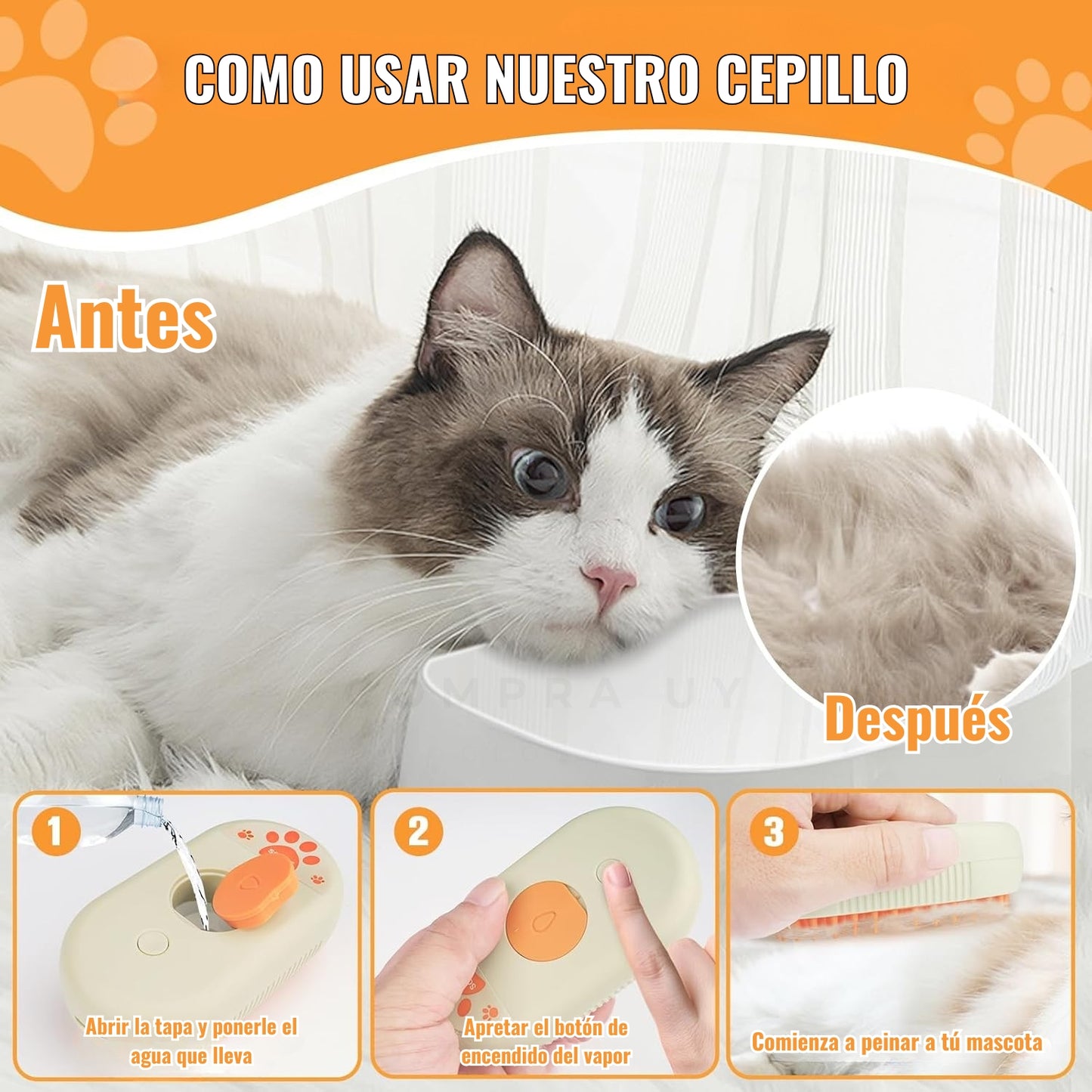 Peine 4 en 1 CleanPet™ │ Oferta 2x1 │ Cuidado Premium para tú mascota