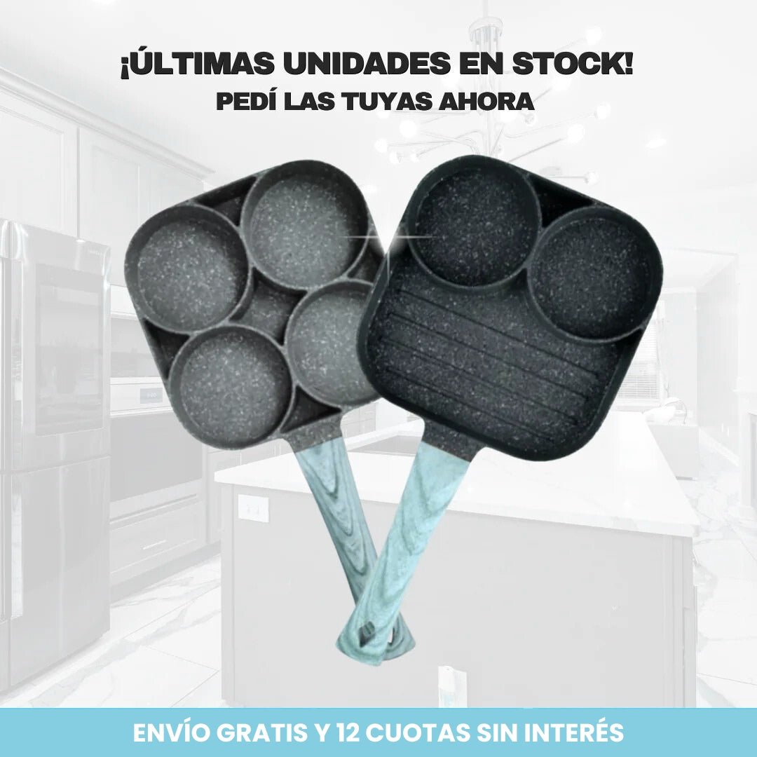 2x1 Set Sartenes MultiCook ™ | Cocina Más y Ensucia Menos