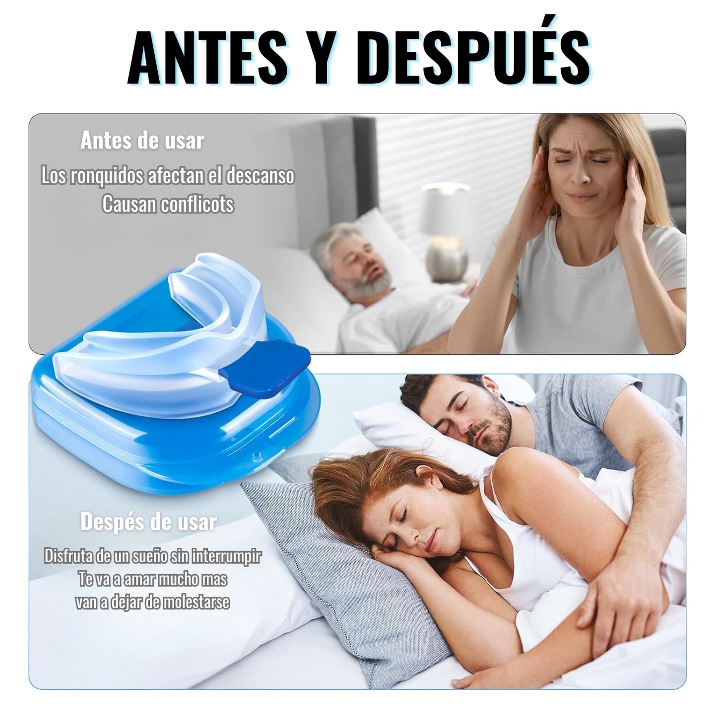 OFERTA ESPECIAL 2X1 AirBite™ Placa Anti Ronquido Apnea Y Bruxismo