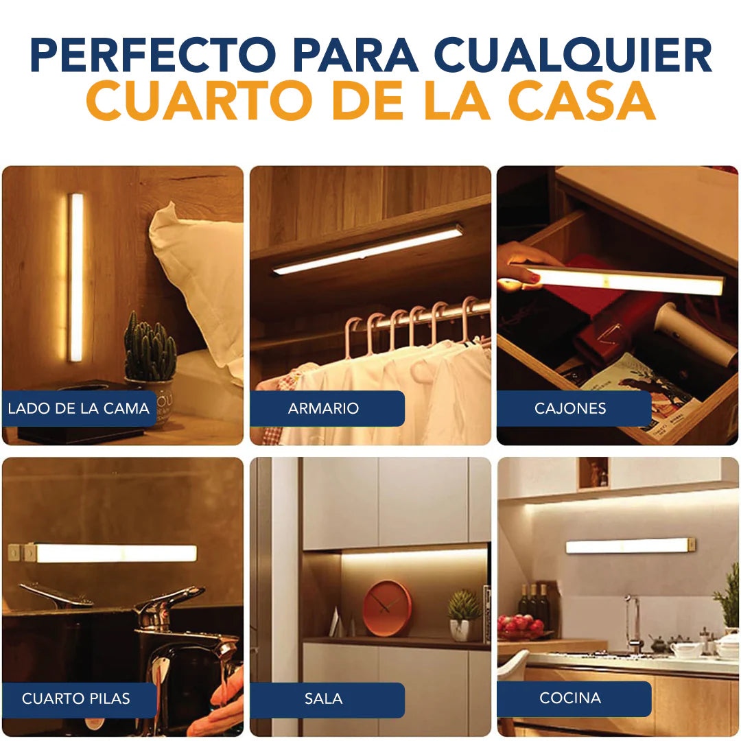 SmartLed™ Barra Luz Led con Sensor de Movimiento │ PROMO 3x1