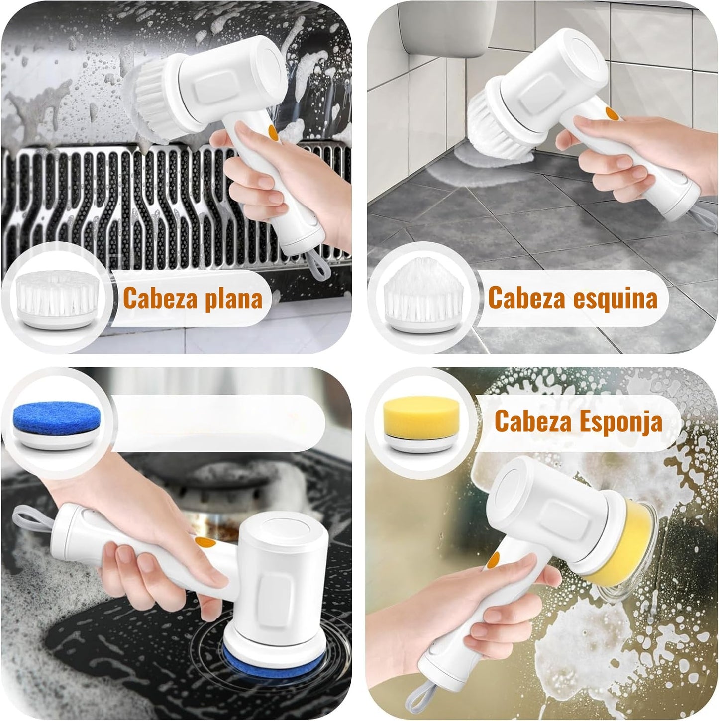 Cepillo Giratorio Eléctrico MagicBrush™ │ 3 en 1 con 50% OFF