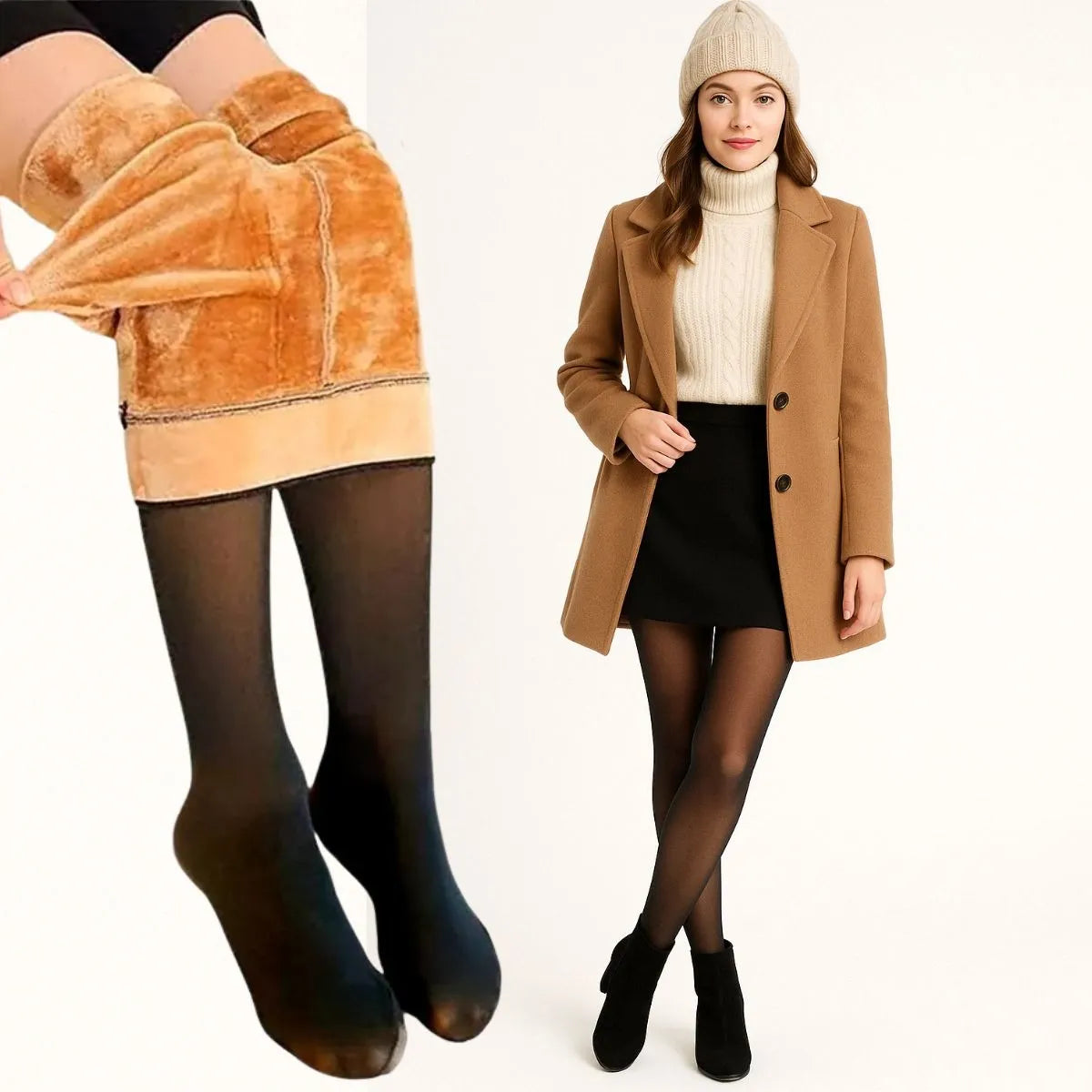 2x1 Pieleva™ │ Media Térmica efecto piel │ Ideal para el invierno