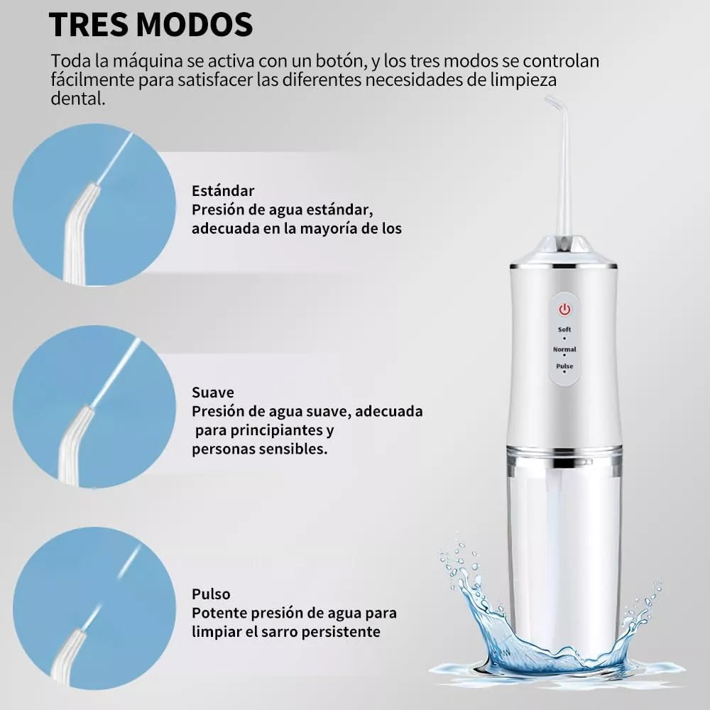 Irrigador Bucal Limpieza Profunda ┃CleanSmile™