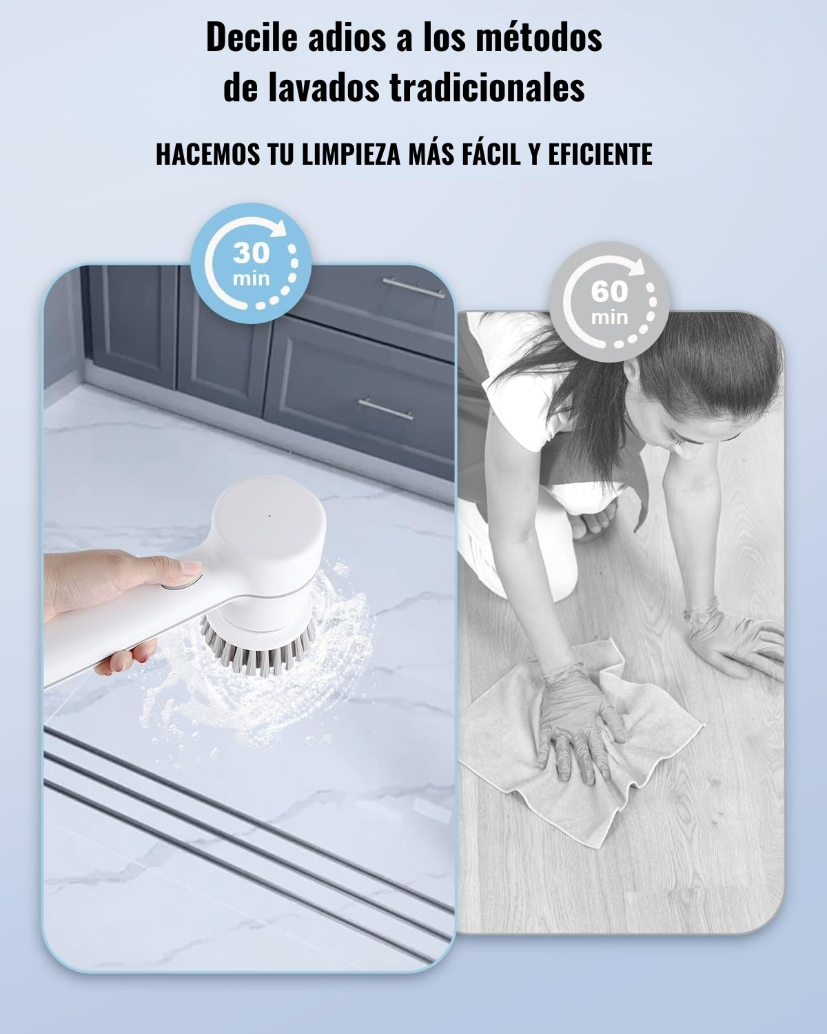 Cepillo Giratorio Eléctrico MagicBrush™ │ 3 en 1 con 50% OFF