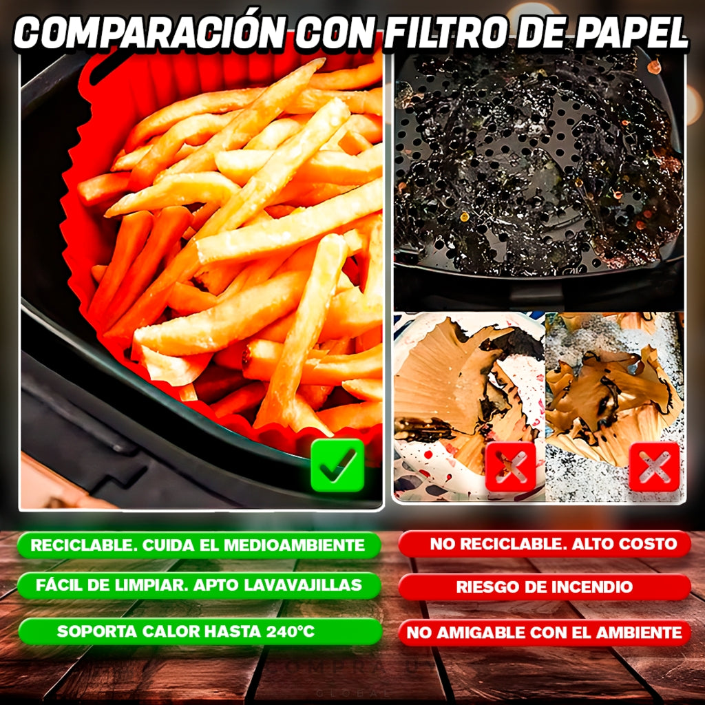 SiliconCook™ | El Combo Definitivo Para Tu Freidora de Aire
