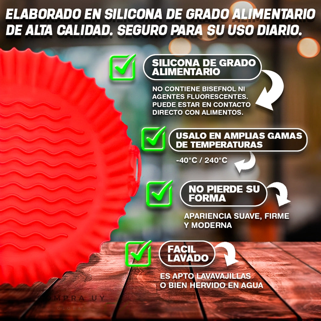SiliconCook™ | El Combo Definitivo Para Tu Freidora de Aire