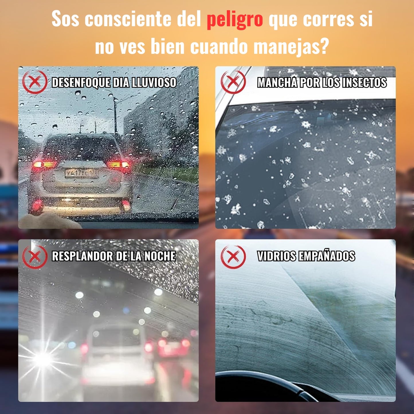 Cepillo Mágico para Parabrisas – Limpia, Desengrasa e Impermeabiliza en Segundos