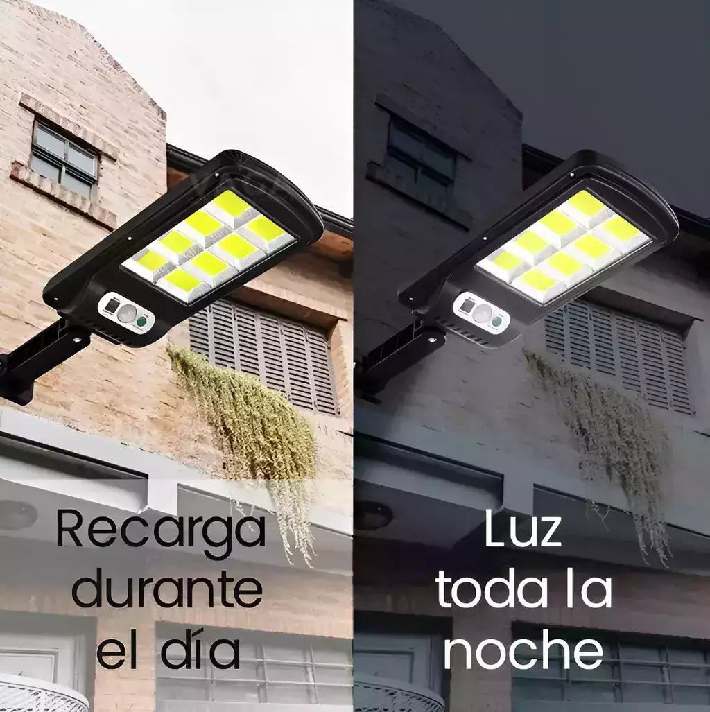 2X1 REFLECTOR SOLAR LED 1000W PARA EXTERIORES | SIN CABLES, SIN FACTURAS
