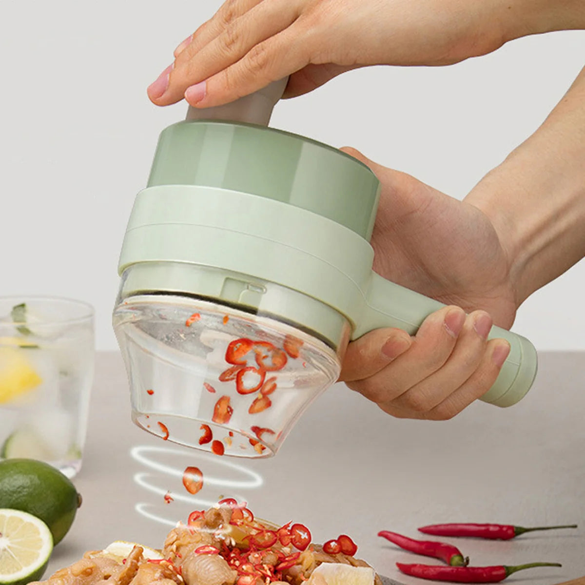 Picadora Multifuncional Smartchef™ + Cepillo Eléctrico MagicBrush™ de REGALO | Pocas Unidades