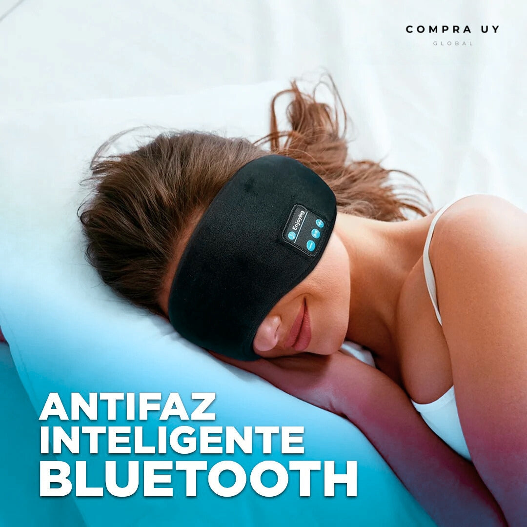 SleepBand™ | Antifaz para Dormir con Auriculares Bluetooth | Descanso Profundo y Música Relajante