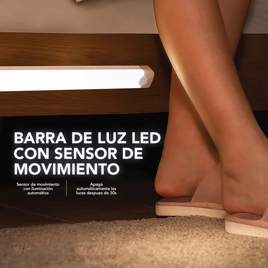 SmartLed™ Barra Luz Led con Sensor de Movimiento │ PROMO 3x1