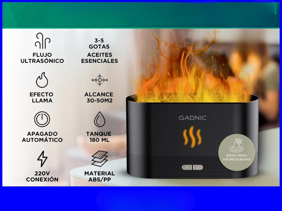 Humificador Difusor de Aromas + 12 Esencias Aromáticas de REGALO