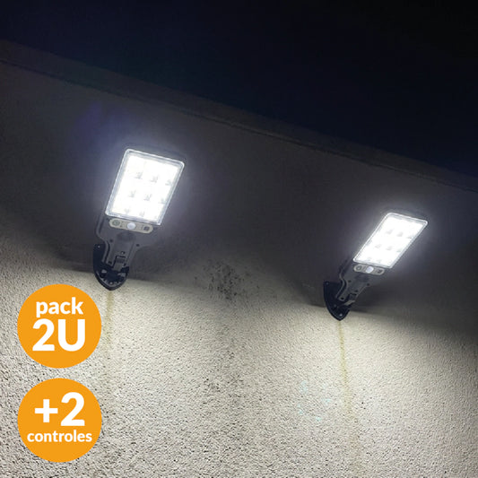 2X1 REFLECTOR SOLAR LED PARA EXTERIORES | SIN CABLES, SIN FACTURAS