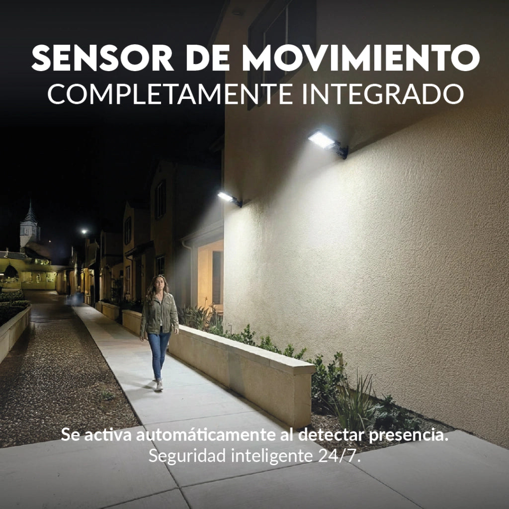 2X1 REFLECTOR SOLAR LED PARA EXTERIORES | SIN CABLES, SIN FACTURAS