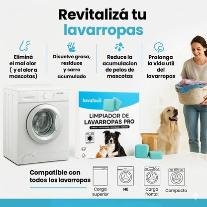 LavaFácil™ PRO | PACK 12 PASTILLAS PARA LAVARROPA