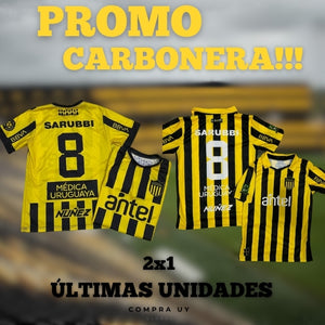 CAMISETA TITULAR PEÑAROL 2025 + CAMISETA ANIVERSARIO DE REGALO | ¡OFERTA 2X1! (Imitación)