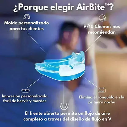 OFERTA ESPECIAL 2X1 AirBite™ Placa Anti Ronquido Apnea Y Bruxismo