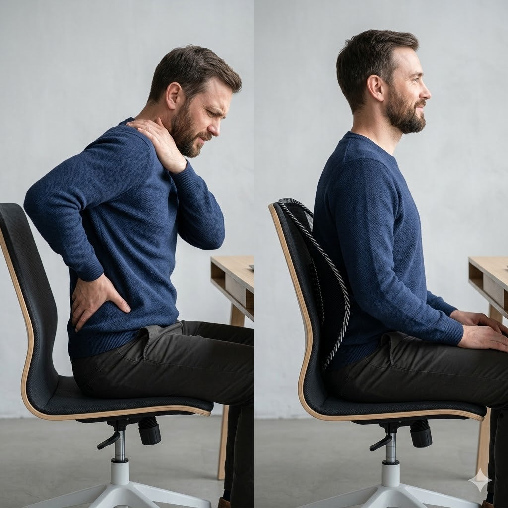 Respaldo ergonómico Lumbar | Auto y sillas