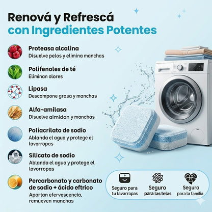 LavaFácil™ PRO | PACK 12 PASTILLAS PARA LAVARROPA