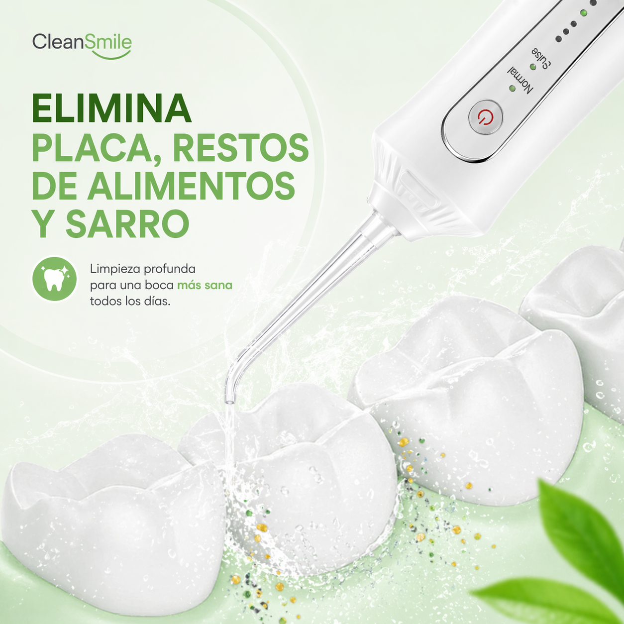 Irrigador Bucal Limpieza Profunda ┃CleanSmile™