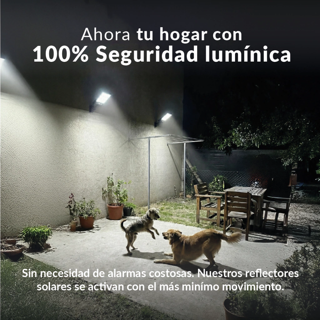 2X1 REFLECTOR SOLAR LED PARA EXTERIORES | SIN CABLES, SIN FACTURAS