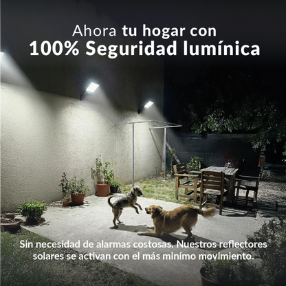 2X1 REFLECTOR SOLAR LED PARA EXTERIORES | SIN CABLES, SIN FACTURAS
