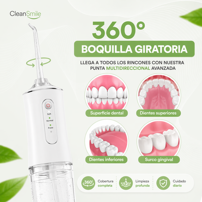 Irrigador Bucal Limpieza Profunda ┃CleanSmile™