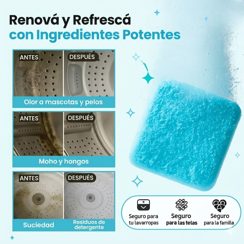 LavaFácil™ PRO | PACK 12 PASTILLAS PARA LAVARROPA