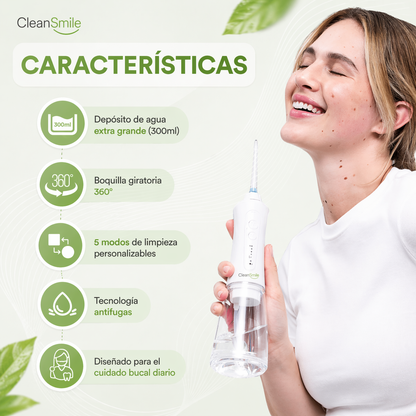 Irrigador Bucal Limpieza Profunda ┃CleanSmile™