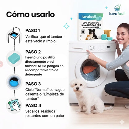 LavaFácil™ PRO | PACK 12 PASTILLAS PARA LAVARROPA