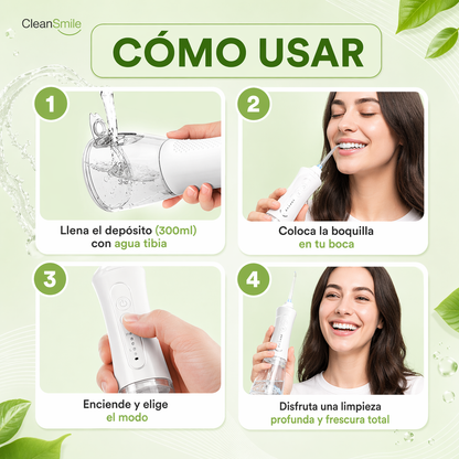 Irrigador Bucal Limpieza Profunda ┃CleanSmile™