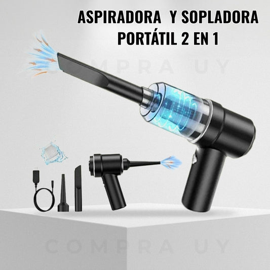 Aspiradora & Sopladora Portátil Pro™ 2 en 1 │ Solucioná tú Auto y Hogar
