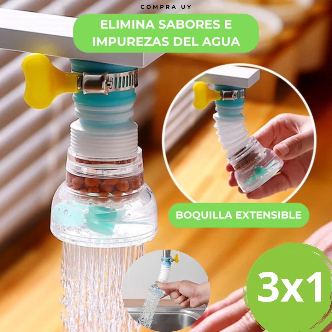 ¡OFERTA 3X1! AquaClean© - Purificador 360° Cocina