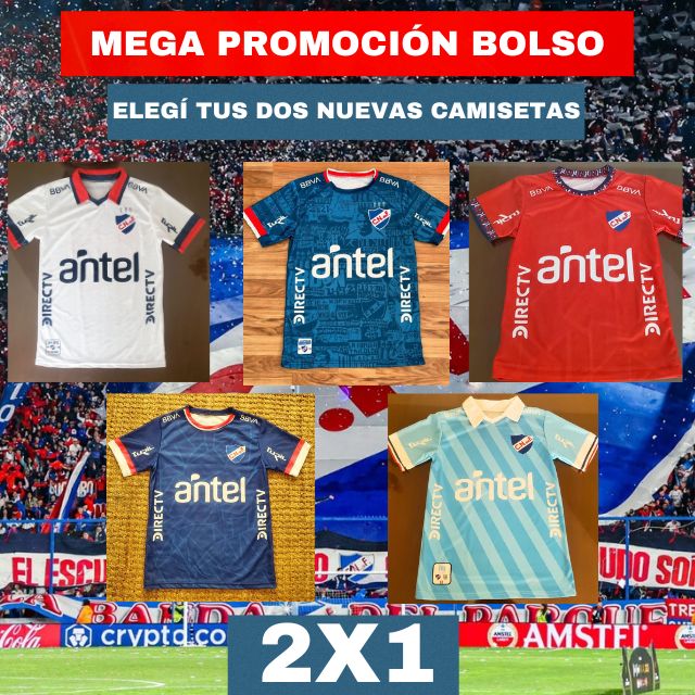 CAMISETAS NACIONAL - UNIDADES LIMITADAS | ¡OFERTA 2X1!