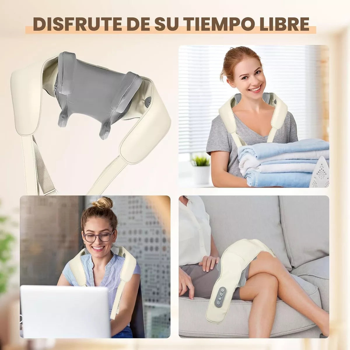 Masajeador Cervical Alivio Inmediato ┃GoldenTech™