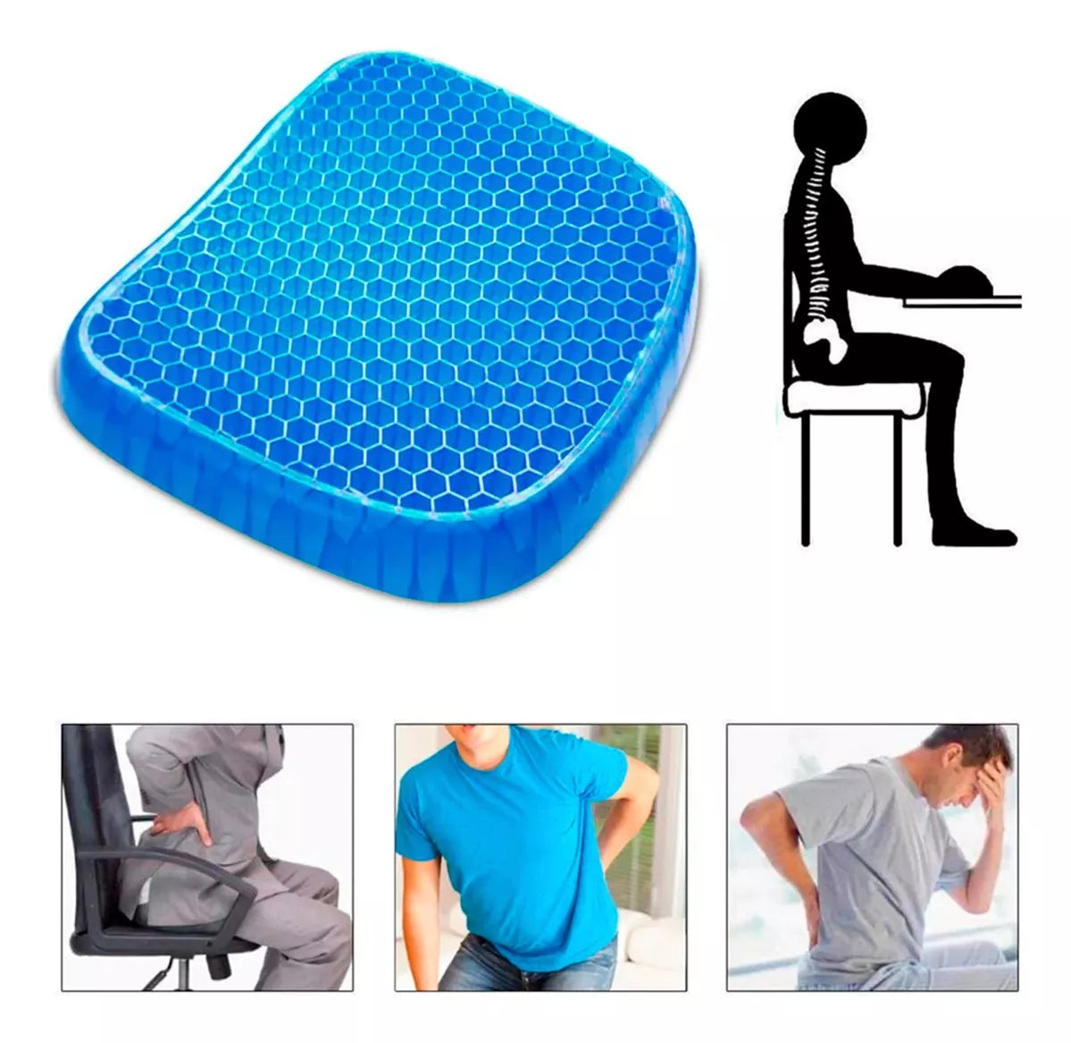 Almohadón De Gel Ergonómico - ComfortSense™