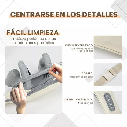 Masajeador Cervical Alivio Inmediato ┃GoldenTech™