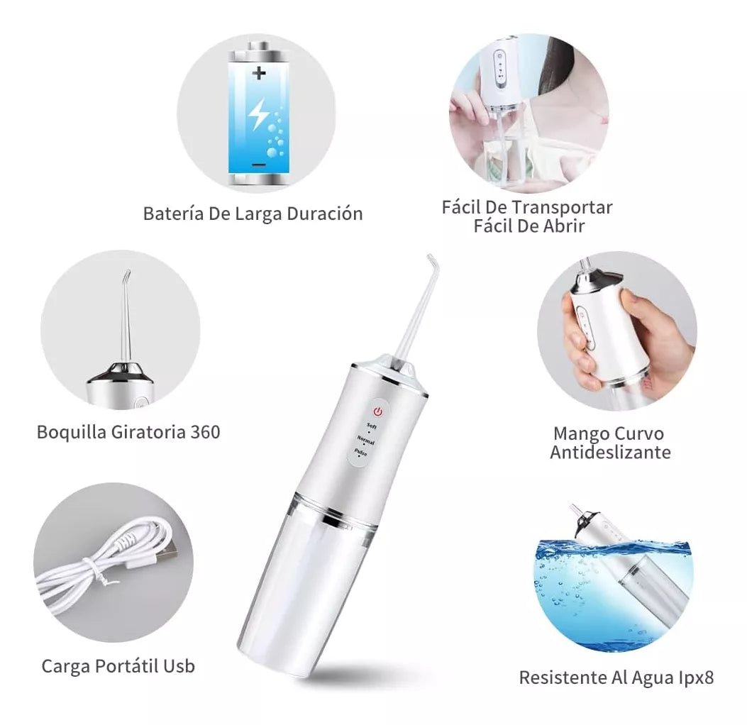Irrigador Bucal Limpieza Profunda ┃CleanSmile™