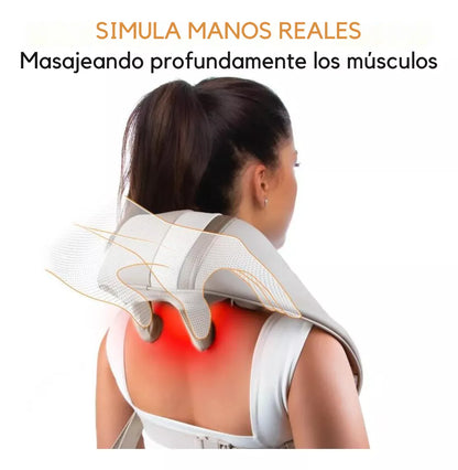 Masajeador Cervical Alivio Inmediato ┃GoldenTech™