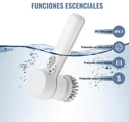 Cepillo Giratorio Eléctrico MagicBrush™ │ 3 en 1 con 50% OFF