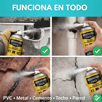 Spray Sellador Impermeable | ¡Adios goteras y grietas sella todo!