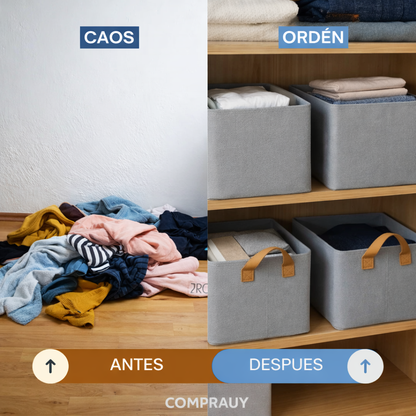 Organizadores de Ropa Plegables Comprauy™ | Comprá 1 y Lleváte 3