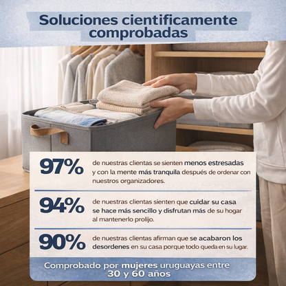 Organizadores de Ropa Plegables Comprauy™ | Comprá 1 y Lleváte 3