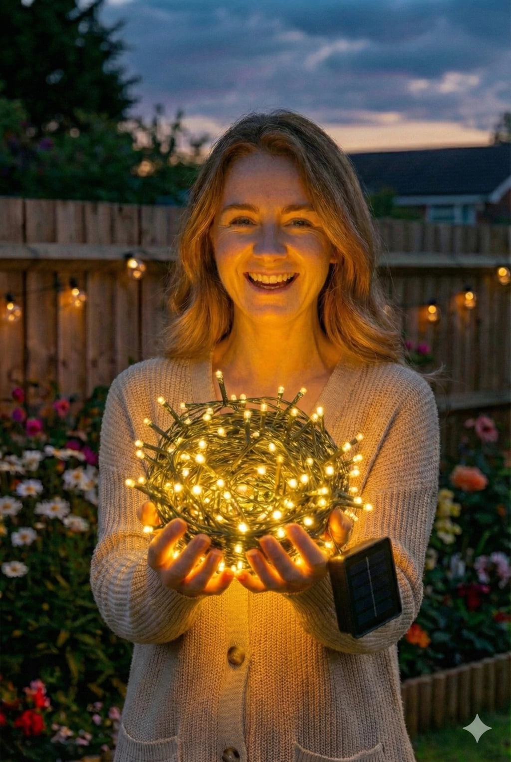 ¡OFERTA 2x1! Llevate 2 Guirnaldas Solares "Cielo Estrellado" (20 Metros Totales)