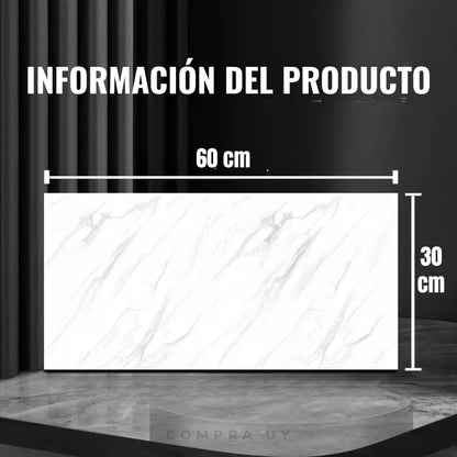 DecoPlacas™ Mármol ┃ Adhesivo premium para cocinas y baños + Vinilo de Regalo