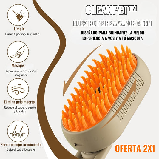 Peine 4 en 1 CleanPet™ │ Oferta 2x1 │ Cuidado Premium para tú mascota