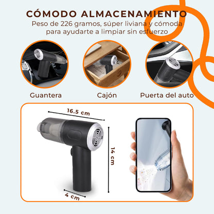 Aspiradora & Sopladora Portátil Pro™ 2 en 1 │ Solucioná tú Auto y Hogar
