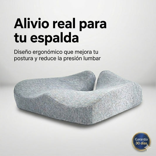 Almohadón Ortopédico Comprauy™ — Alivio del dolor de espalda y coxis desde el primer uso